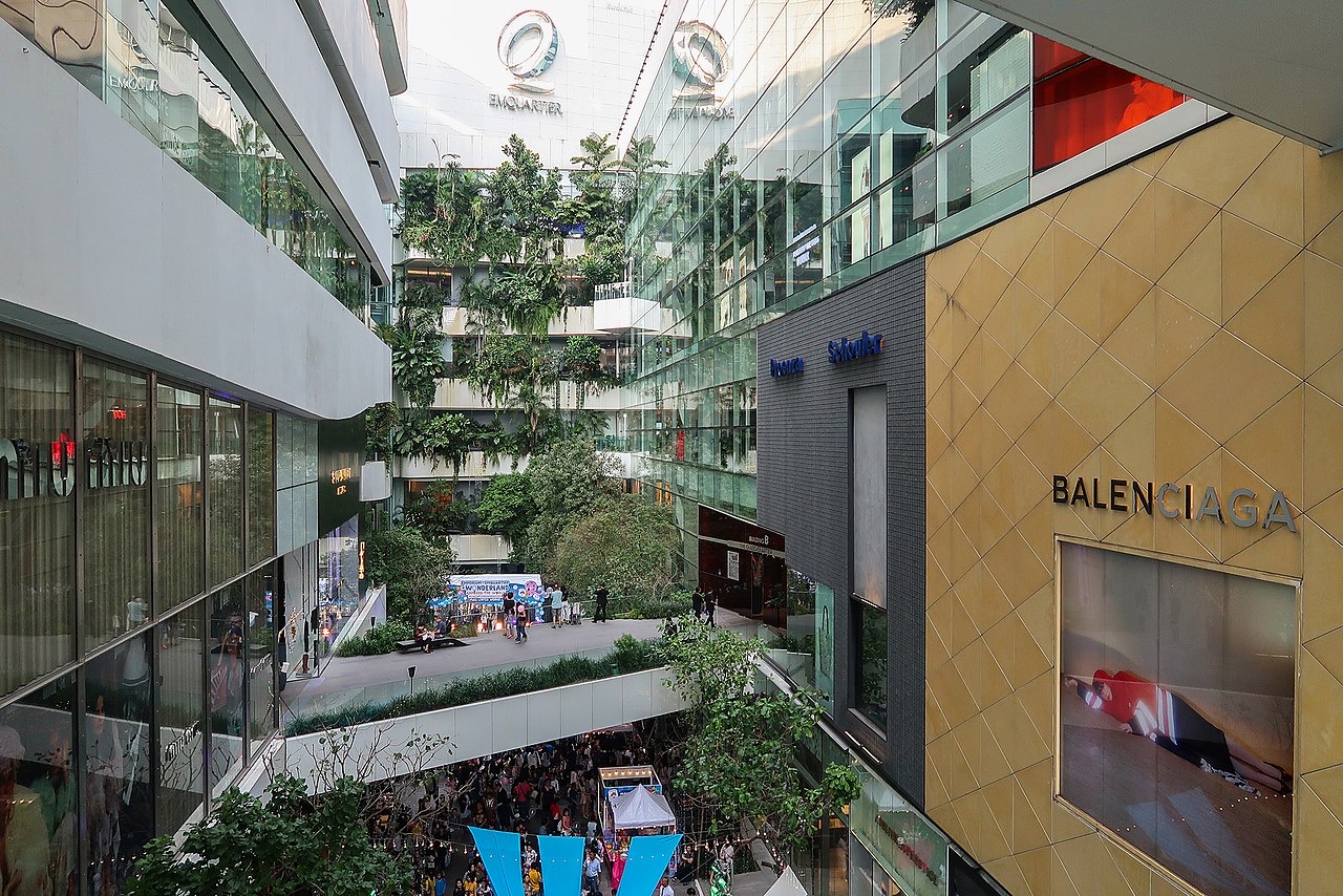 The EmQuartier shopping mall at Phrom Phong, Bangkok
