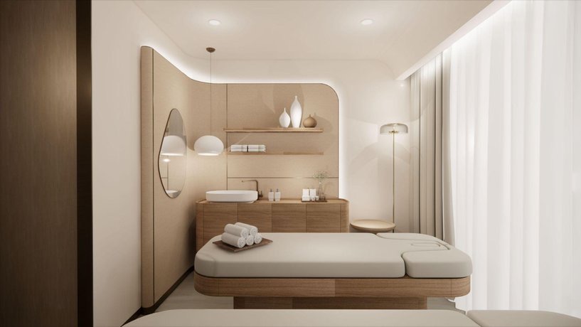 A treatment room at ACQUA Wellness Clinic
