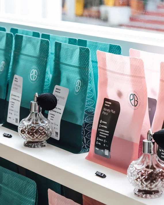 Single-origin coffee at PAGA Microroastery